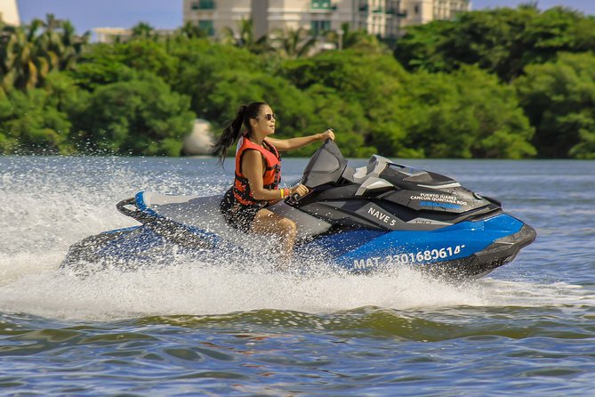 Cancun mangrove jet ski tour: 1 rider per jet ski - Safety training and group size