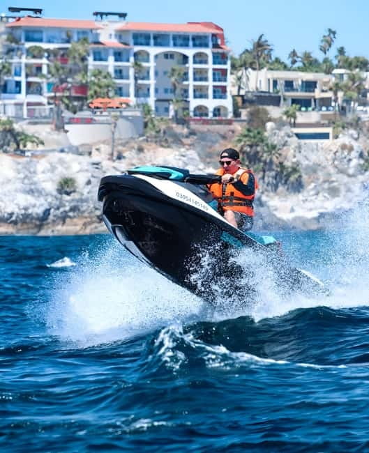 Cannes: Jet Ski Adventure with Optional Instructor - Leaving Cannes behind on a jet ski