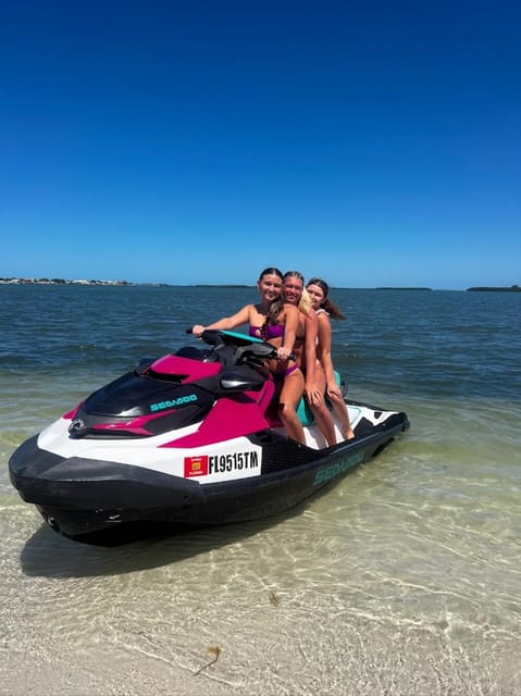 Clearwater: Dolphin Jet Ski Tour - 1 SKI FOR UP TO 3 PEOPLE - What the $248 price really buys