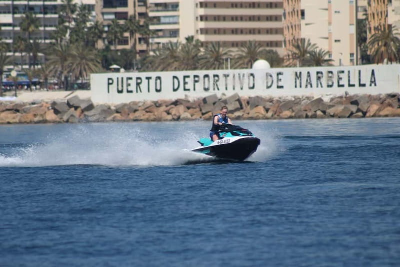 Closed circuit on Jetski - Starting at Puerto Deportivo de Marbella