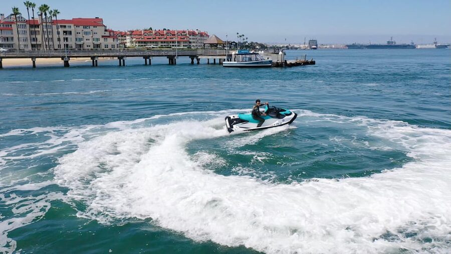 Coronado: San Diego Bay Jetski Rental - One Jetski, Two People, One Driver
