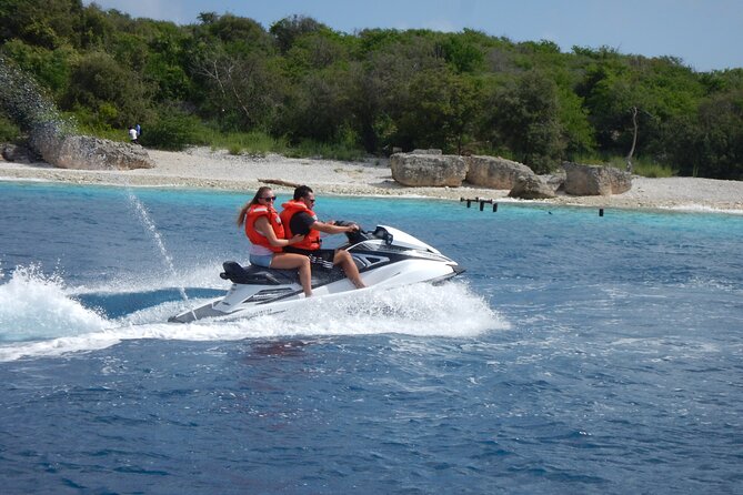 Curacao Snorkel Tour by Jet Ski - Snorkeling above the Caracas Bay tugboat