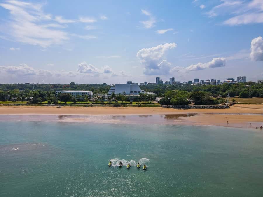 Darwin: Guided Jet Ski Tour - Riding out along Darwin harbour