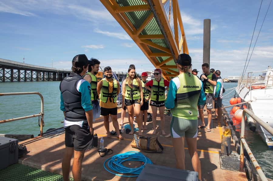Darwin: Guided Jet Ski Tour - Meeting at Dock One and getting ready