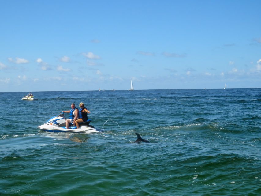 Destin: Crab Island Dolphin Jet Ski Tour - What the two-hour Crab Island route feels like