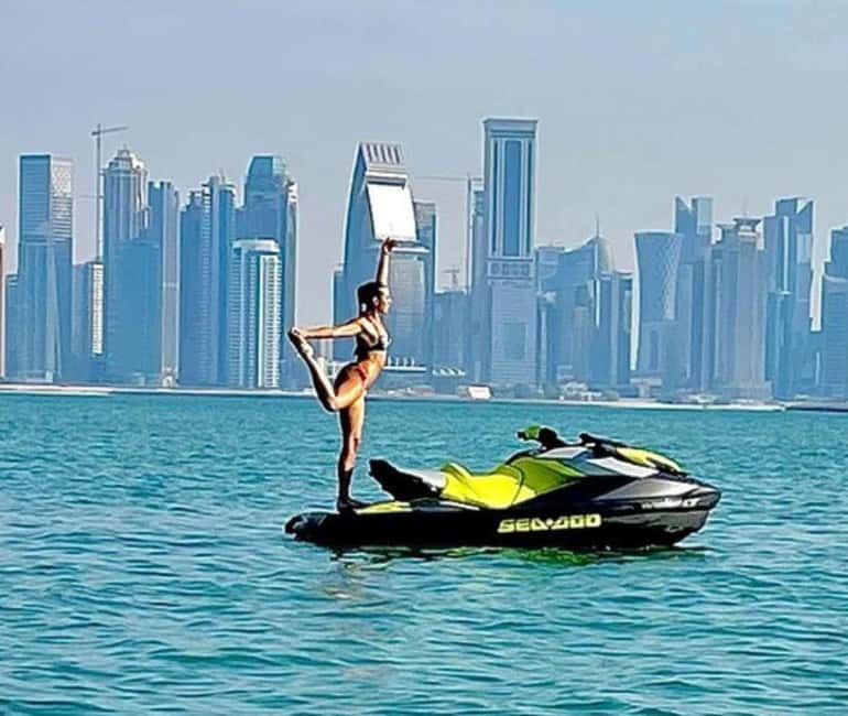 Doha: Guided Jet Ski Tour with Iconic Views - Leaving Doha’s streets for open water