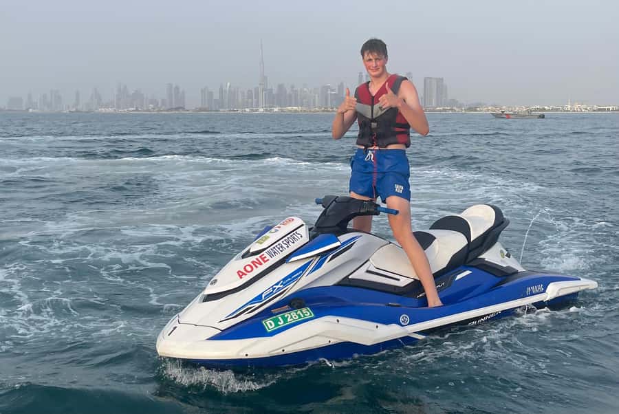 Dubai: 45-Minute Jet Ski Ride - The route from A One Watersports Jet Ski Dubai