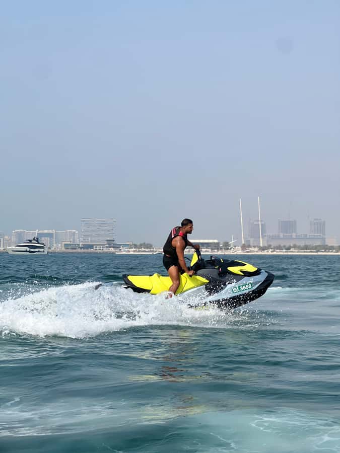 Dubai East: Guided JetsKi Ride with Sound System! - The 1900cc jetski and onboard music
