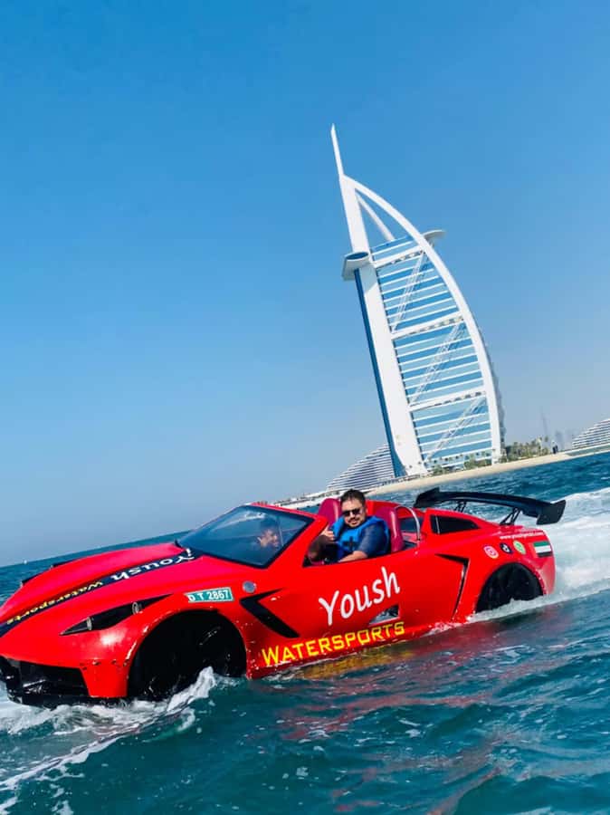 Dubai: Jet Ski 30Min & 30Min Jet Car Burj Al Arab Adventure - Two machines, one Burj Al Arab view