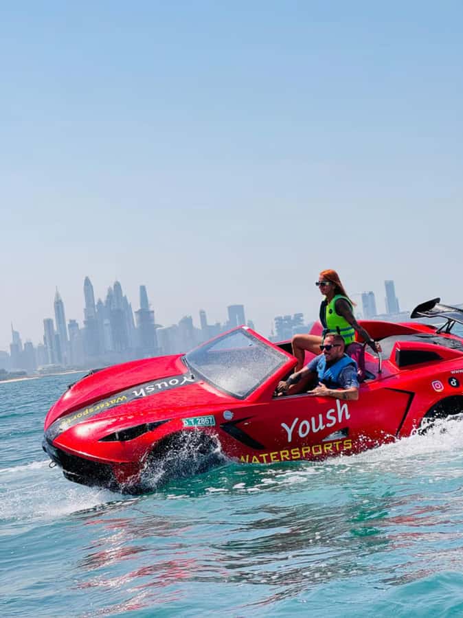 Dubai: Jet Ski 30Min & 30Min Jet Car Burj Al Arab Adventure - The jet ski run toward Dubai’s sail-shaped hotel
