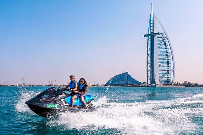 Dubai: Jet ski Adventure Rides Burj Al Arab, Burj Khalifa & Atlantis - Why the Dubai skyline is better from a jet ski