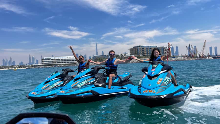 Dubai Jet Ski: Burj Khalifa, Burj Al Arab, Pics & Ice Cream! - Starting beside Burj Al Arab at Umm Suqeim Marina