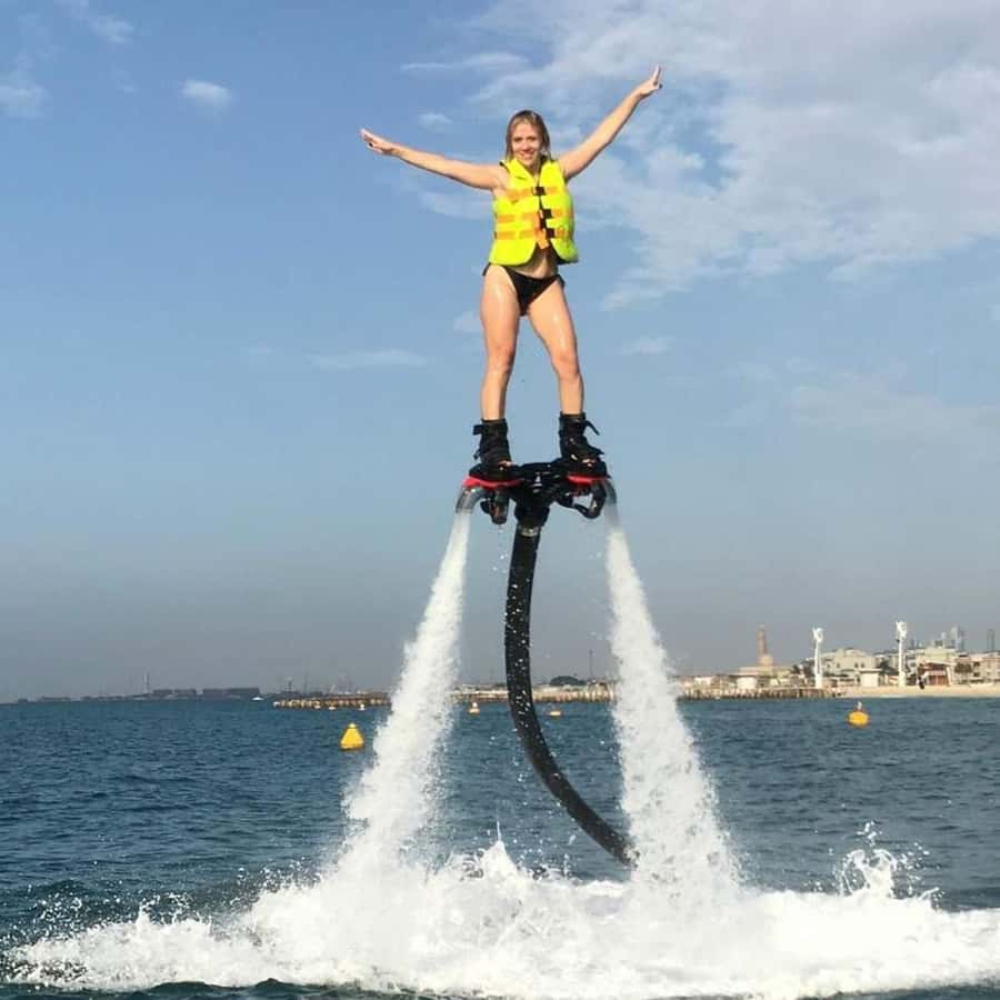 Dubai: Jet ski & Flyboard in Dubai Free Ice Cream - Starting at Yoush Water Sports on Jumeirah Road
