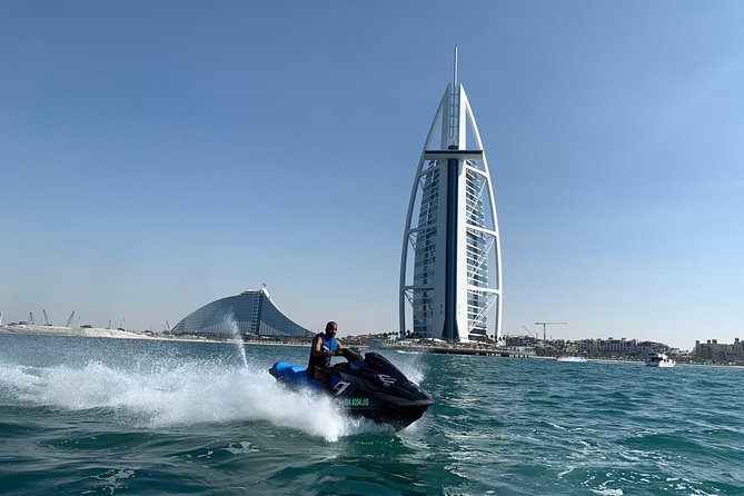 Dubai : Jet Ski Ride to Burj Khalifa & Burj Al Arab with Juice - Palm Jumeirah, Dubai Eye, and the wider view