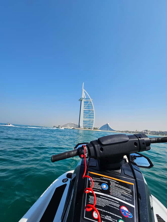 Dubai: Jet Ski to Burj Al Arab included Photos and Videos - Riding out from Dubai’s beach