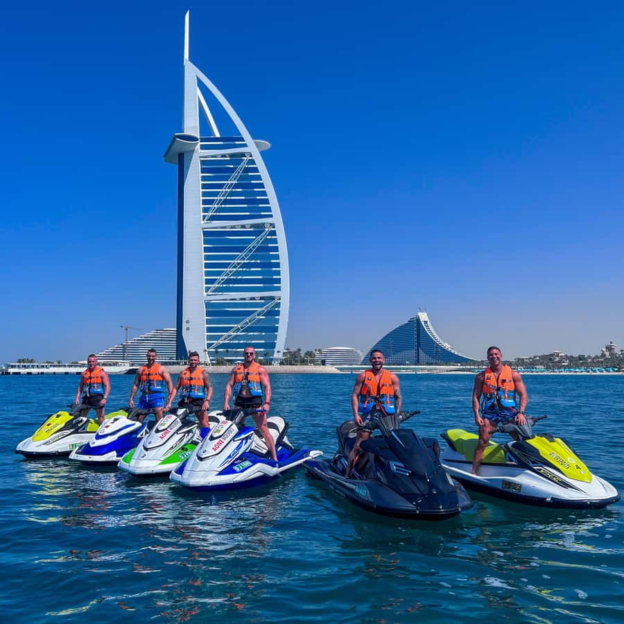 Dubai: Jet Ski to Burj Al Arab included Photos and Videos - The Burj Al Arab photo stop