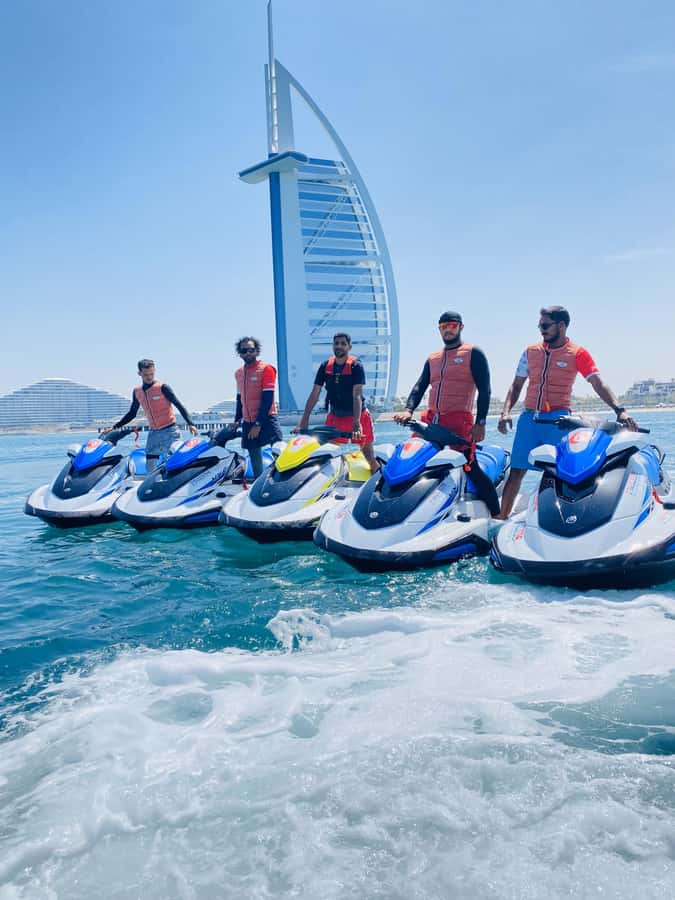 Dubai: Jet Ski Tour to Burj Al Arab and Atlantis - Burj Al Arab: the tour’s best first target