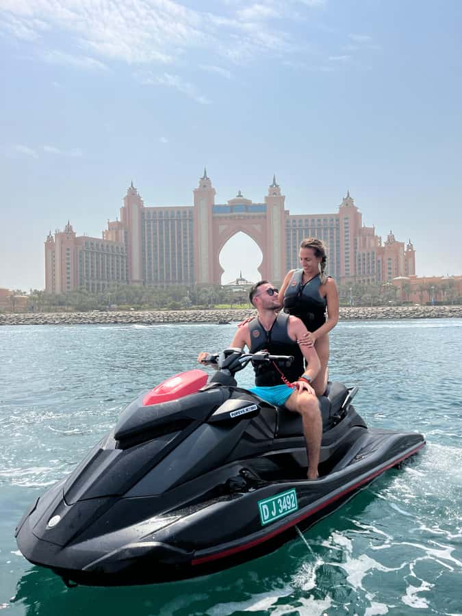 Dubai: Jet Ski Tour To Dubai marina, JBR - Burj Al Arab: your first major photo stop
