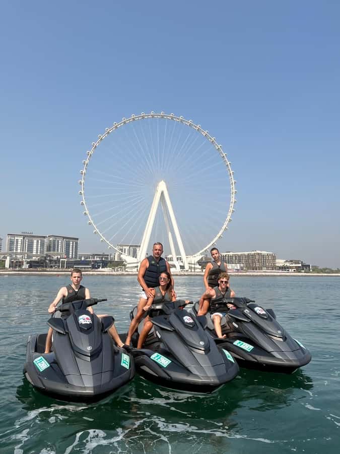 Dubai: Jet Ski Tour To Dubai marina, JBR - Starting near Burj Al Arab and Dubai Fish Market