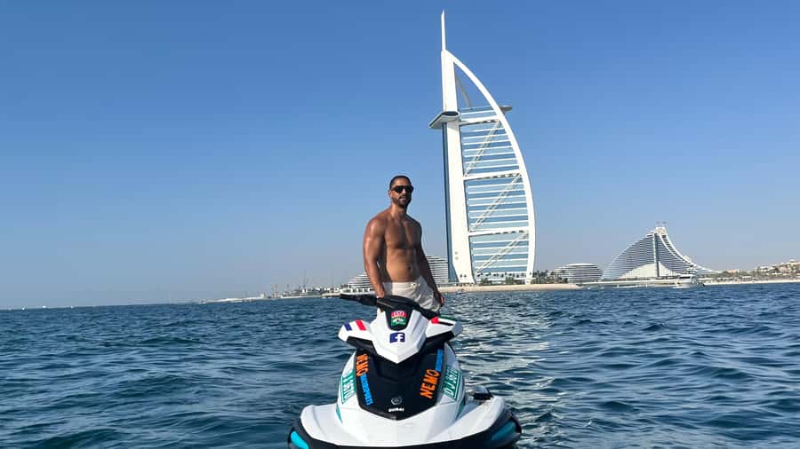 Dubai: Jetski to Burj Arab-Atlantis w Pic, Video & Icecream - Umm Suqeim and the return route