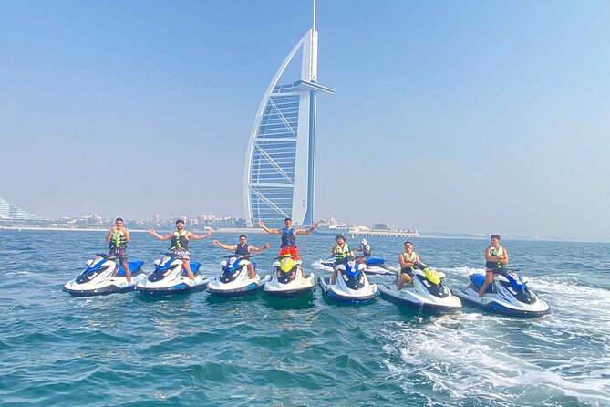 Dubai Jetski Tour of Burj al Arab and Burj Khalifa 45Min. - A fast ride with Dubai’s skyline in front of you