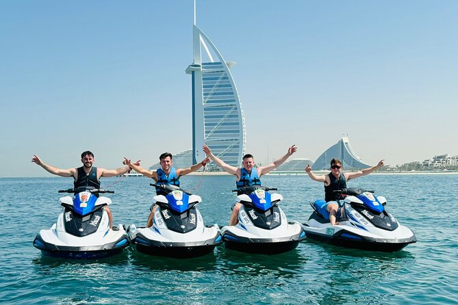 Dubai Jetski Tour of Burj al Arab and Burj Khalifa 45Min. - The Burj Khalifa photo stop from the sea