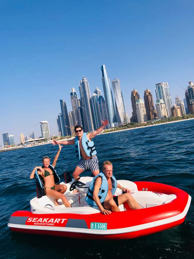 Dubai: Private Self-Drive SeaKart Jet Ski Boat Tour - The 120-minute route: the full waterfront circuit