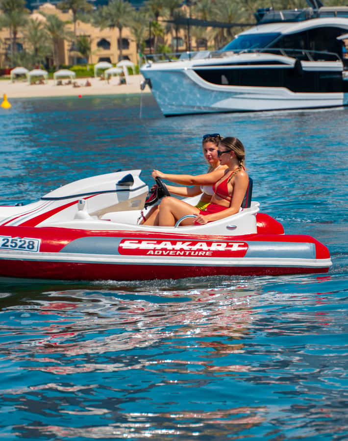 Dubai: Private Self-Drive SeaKart Jet Ski Boat Tour - The Palm Lagoon swim and the sightseeing rhythm