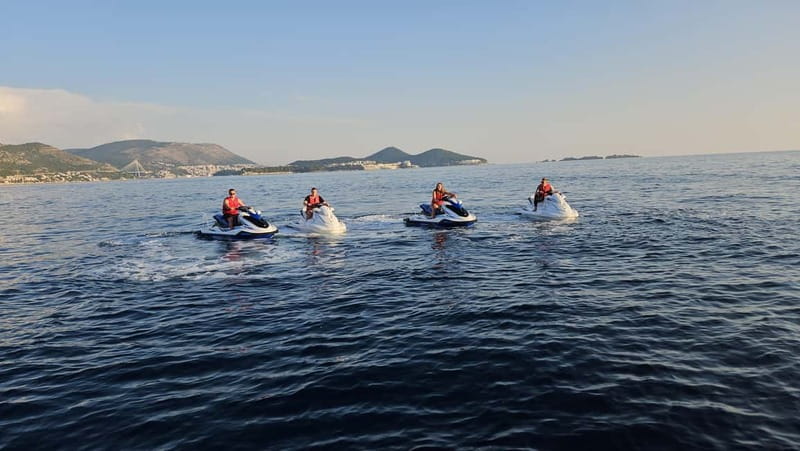 Dubrovnik: Jet Ski Rental with Snorkelling Equipment - Leaving Dubrovnik and reaching the open water