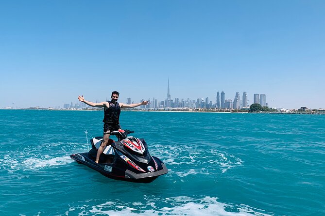 Exclusive 2HR Jet Ski TOUR-JBR & BLUEWATERS-ATLANTIS-BURJ AL ARAB - Burj Khalifa views from the water