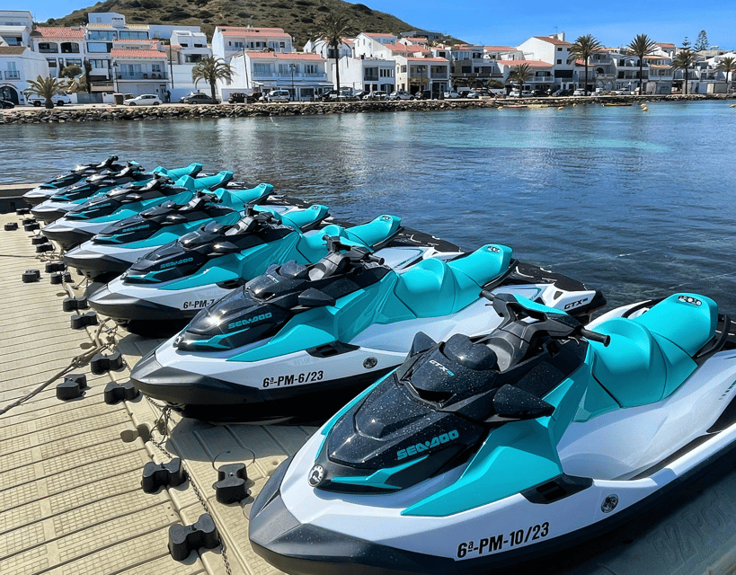 Excursion Jetski, 30 minutes - Fornells, Menorca - Taking the controls in Fornells