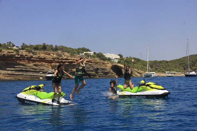 Excursion to Cala Salada by Jet Ski From San Antonio - Cala Gració, the first coastal look