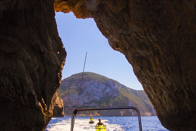 Excursion to Puertas del Cielo by Jet Ski From San Antonio - Cala Gració and Punta Galera set the tone