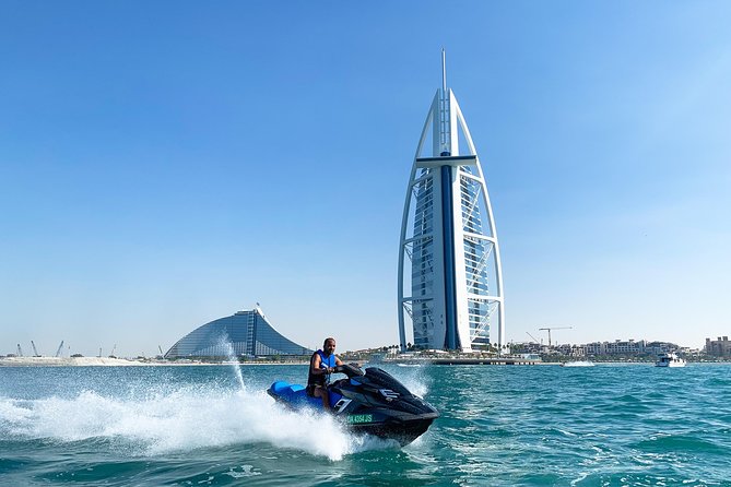 Fastest Jet Ski with Dubai Skyline, Burj Al Arab Views and Juice - Burj Al Arab views from the water