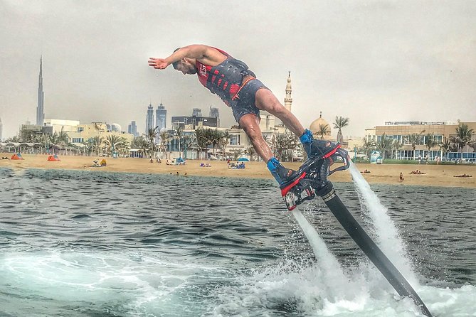 FLYBOARD 30mn session @ POPEYE JETSKI - Learning to rise above the Persian Gulf