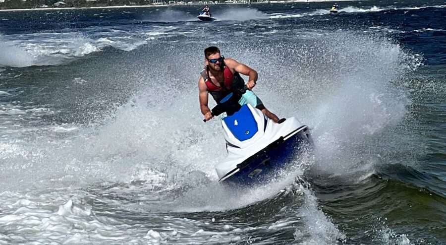 Fort Walton Beach: Explore Private Islands on Jet Skis - Getting used to the jet ski