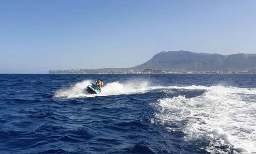From Dénia/Jávea: Cala Blanca Boat Trip with Jet Ski & Lunch - How much value do you get for $64?