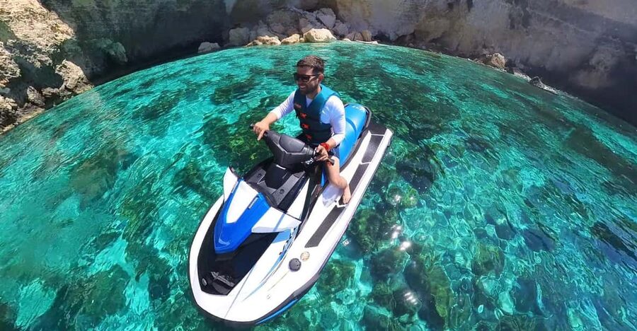 From Mellieħa: Comino, Blue Lagoon, and Gozo Jet Ski Tour - The safety briefing helps first-time riders