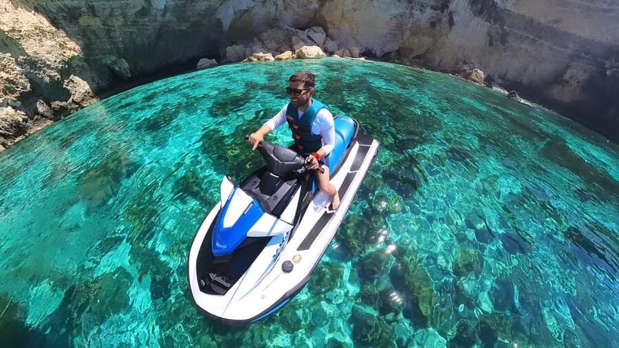 From Mellieħa: Comino, Blue Lagoon, and Gozo Jet Ski Tour - Meeting at Cirkewwa before the ride