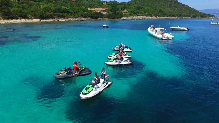 From Propriano: Gulf of Valinco Jetski Tour - 1h - Starting at Mancinu Beach in Propriano