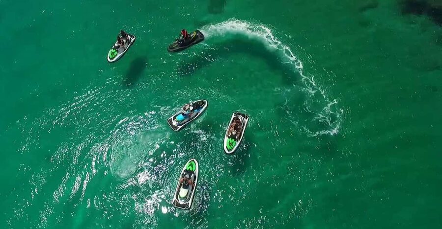 From Propriano, Jetski tour Cala d' Aguillia - 2 h - The sea-only beach stop