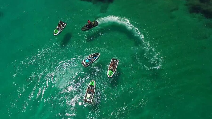 From Propriano, Jetski tour Cala d' Aguillia - 2 h - Returning along the coves