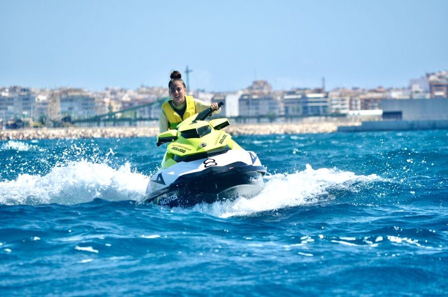 from Torrevieja: Jet ski tour without a license. - Swimming in Torrevieja’s coves