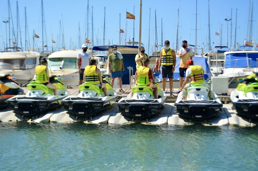 from Torrevieja: Jet ski tour without a license. - What the $100 price really covers