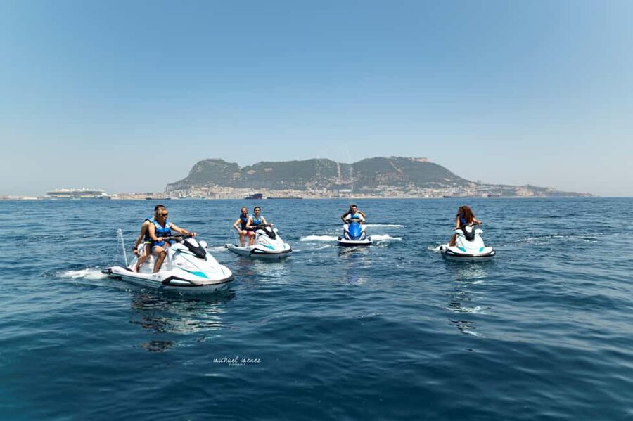 Gibraltar: Jet Ski Tour of the Bay - What the guide does for beginners