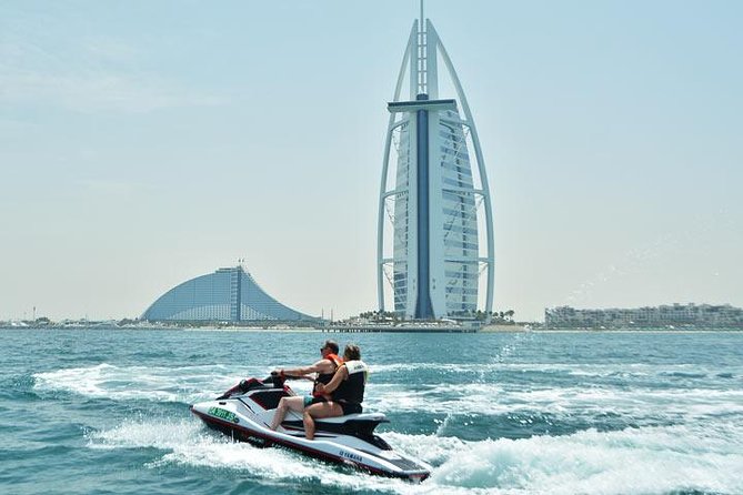 Go on a Jet Ski Adventure in Dubai Marina - Safety equipment is included, but ask about financial responsibility