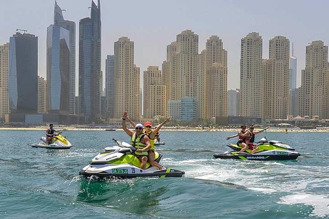 Go on a Jet Ski Safari Adventure to Burj al Arab, Palm Jumeirah and Dubai Marina - Atlantis The Palm from the water