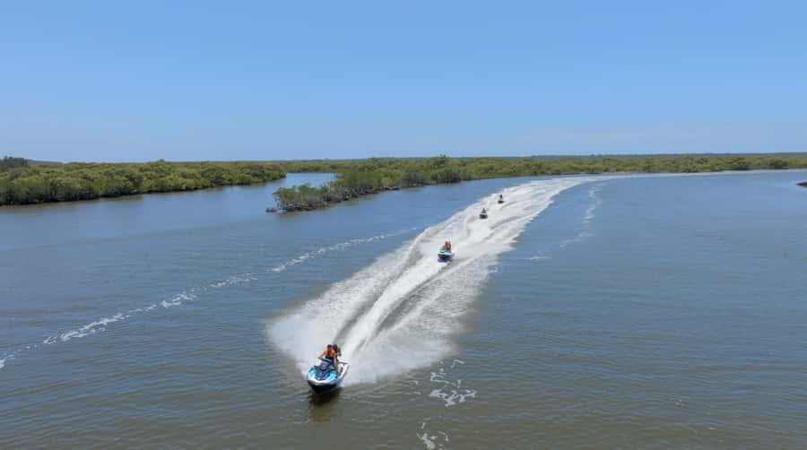 Gold Coast: Stradbroke Island Jetski Tour - Jumpinpin and the dune views