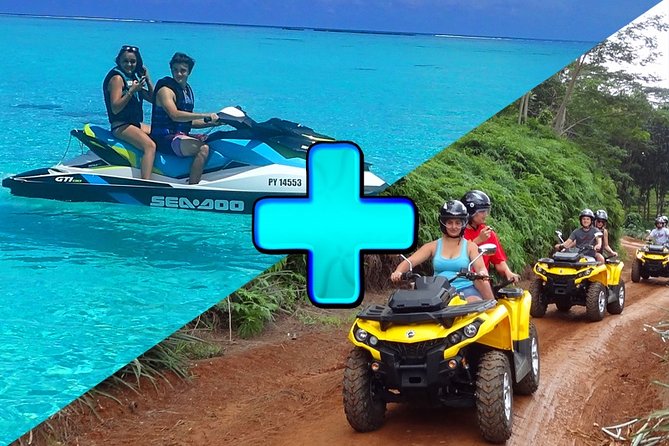 Grand Magic Combo Jetski 3h00 + Quad 3h30 - Starting at Opunohu with a clear safety briefing