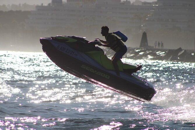Guided JETSKI tour along the coast of Marbella, enjoy 30 minutes or 1 hour - What the safety gear tells you